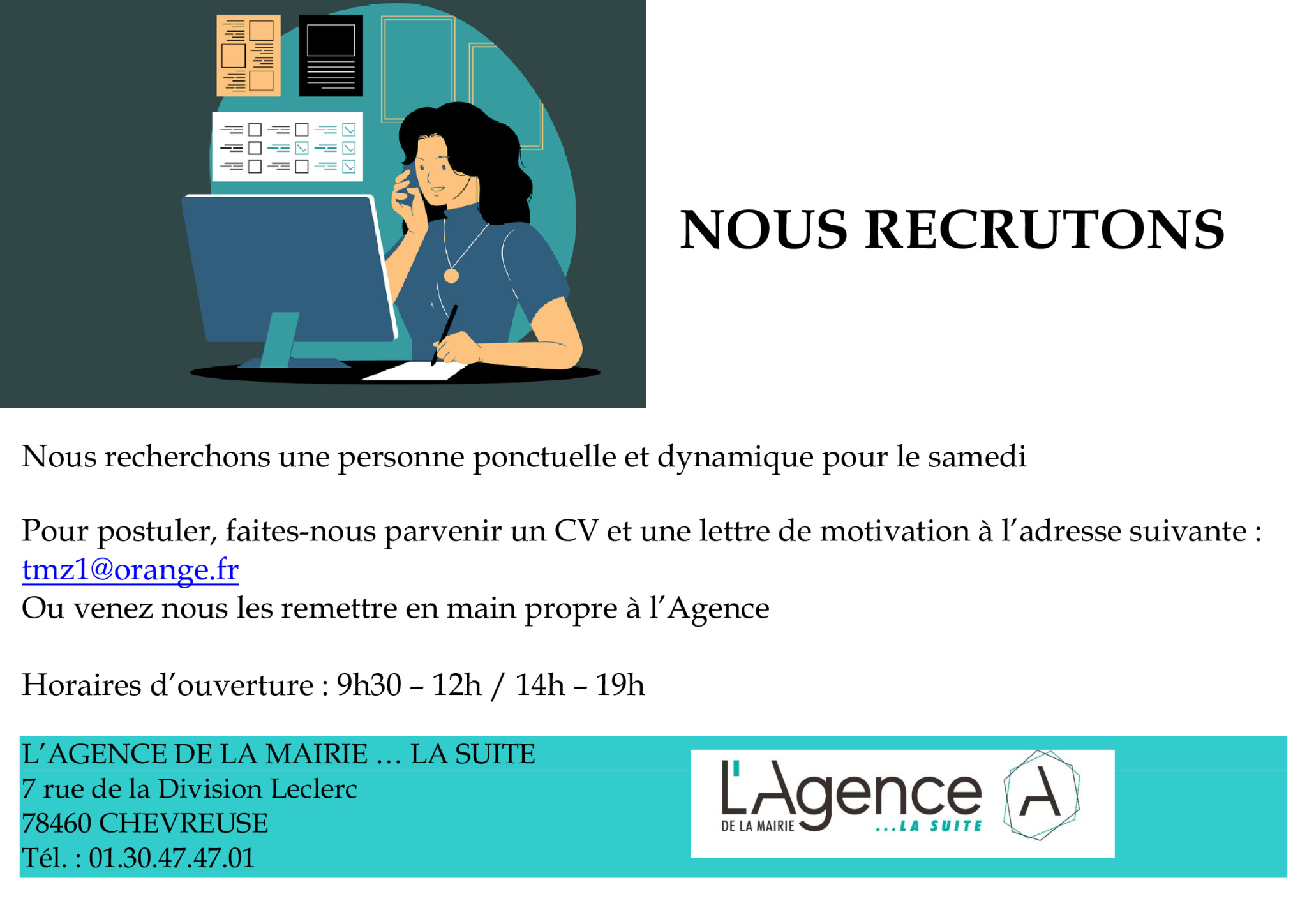 Nous recrutons un étudiant